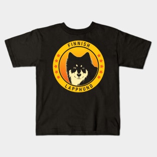 Finnish Lapphund Dog Portrait Kids T-Shirt